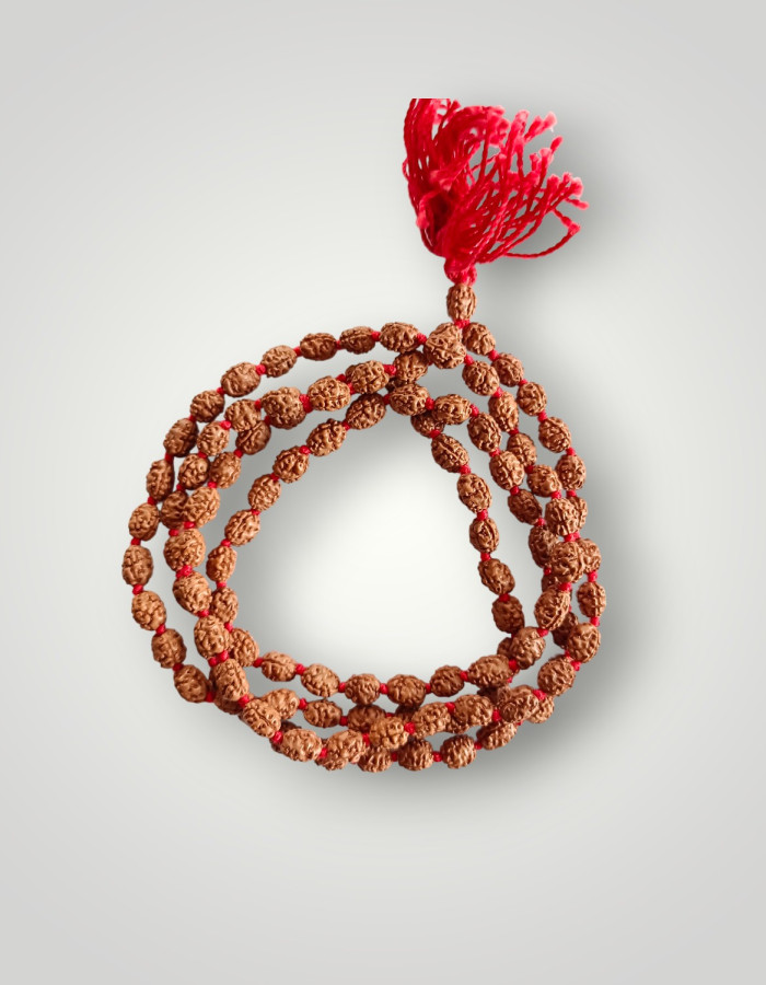 (3 MUKHI)-THREE FACE RUDRAKSHA MALA