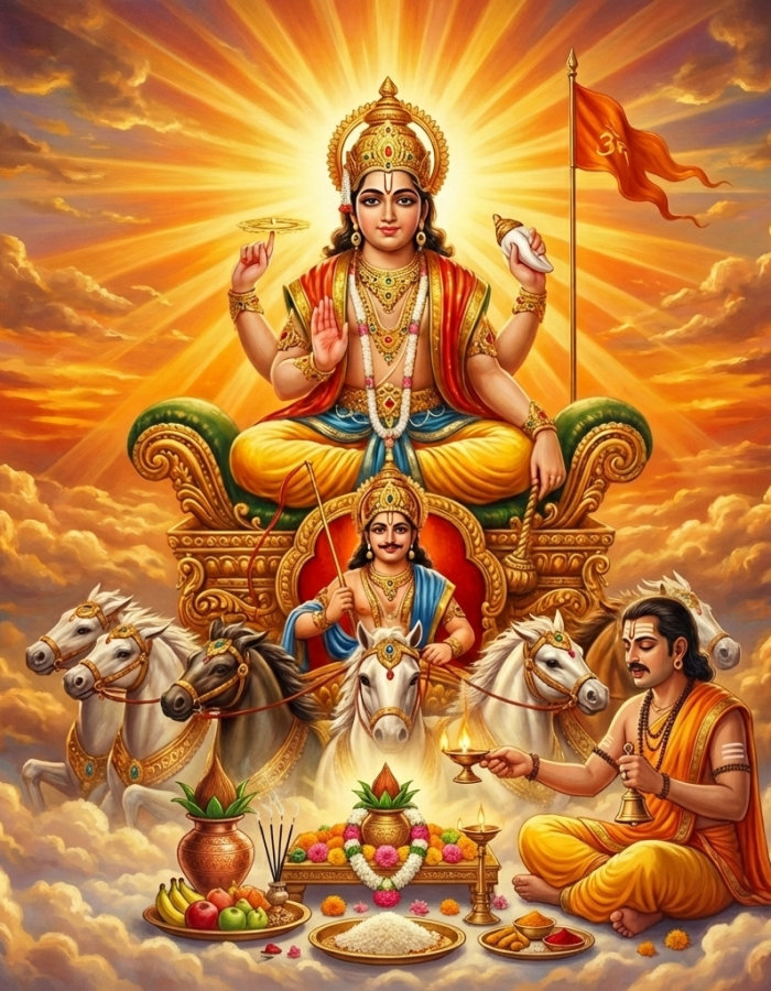 Surya (sun) pooja
